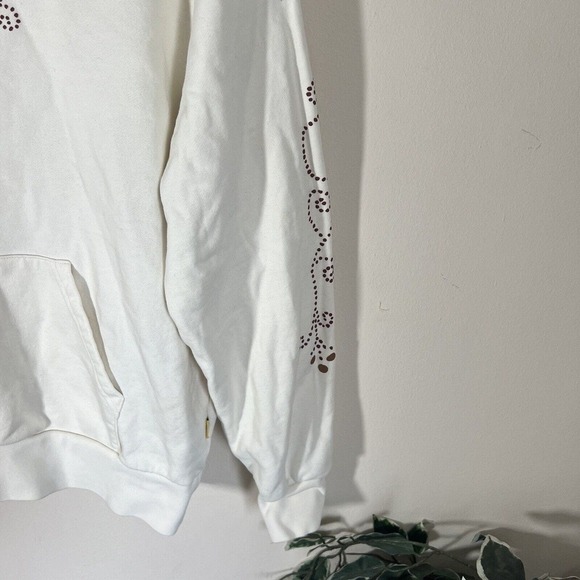 GOLF WANG Rigmarole Hoodie Cream White Red Embroidered Men’s Size Medium - Picture 5 of 11